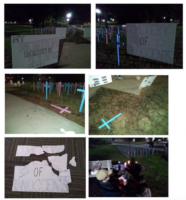 Pro-life students at South Dakota university face vandalism, censorship image