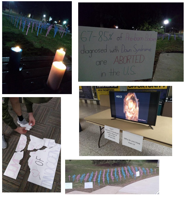 Pro-life students at South Dakota university face vandalism, censorship image