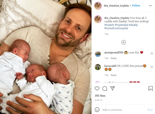 Parents welcome rare, 1-in-200-million identical triplets image