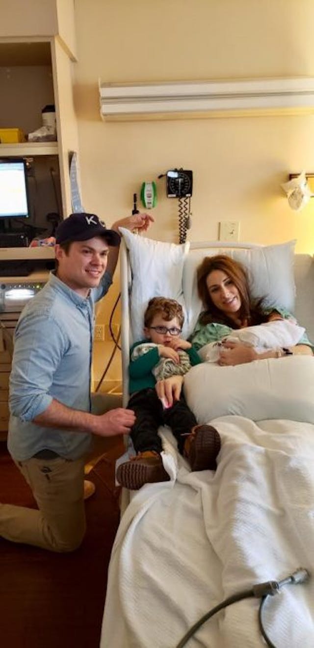 The Martin family (via Brooke Martin’s Facebook page) anencephaly