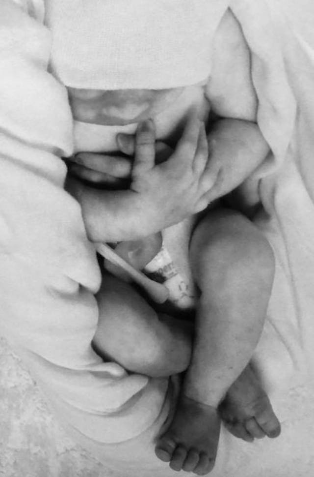 Emma Noelle Martin (via Brooke Martin’s Facebook page) ‘God has a plan for Emma’: Parents meet and grieve loss of daughter with anencephaly image