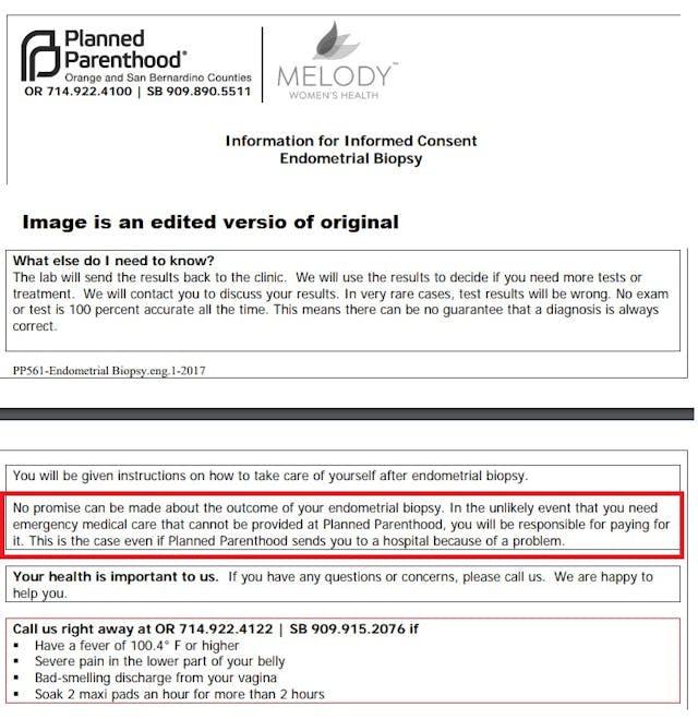 PP San Bernardino Counties endometrial consent form Planned Parenthood San Bernardino Counties endometrial consent form