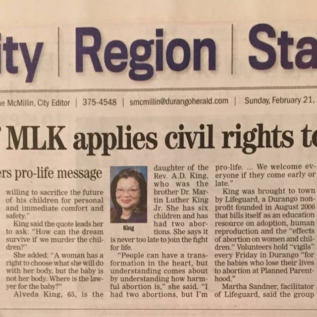 ALveda King NLK CIvil RIghts 72176_5950837280238376187_n