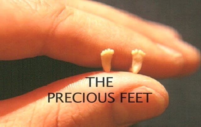 Fetal feet image inspired iconic pro-life precious feet pin (Image credit: Precious Feet on Vimeo) Pro-life women in history: Presidential candidate used platform to denounce abortion image