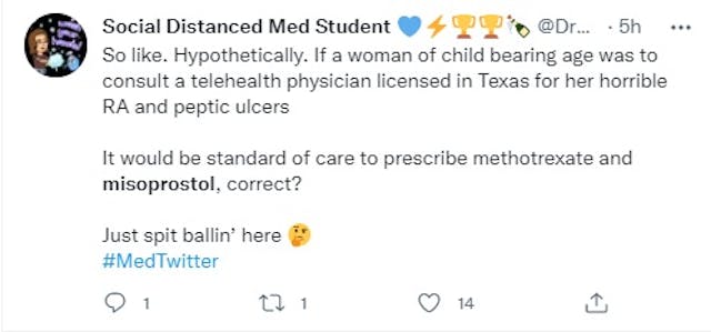 Image: Tweets telling women to lie to get Misoprostol for abortions 2 (Image: Twitter)