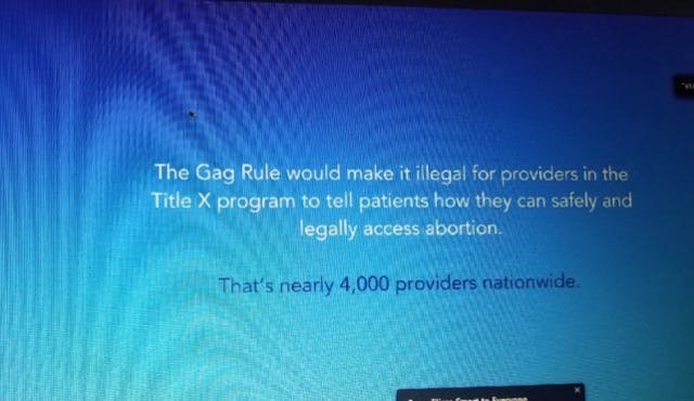 Planned Parenthood is scared they will no longer be able to refer patients for “family planning” abortions as the Title X change mandates… except this isn’t entirely true. Multiple states sue, Planned Parenthood mobilizes against pro-life HHS rule image