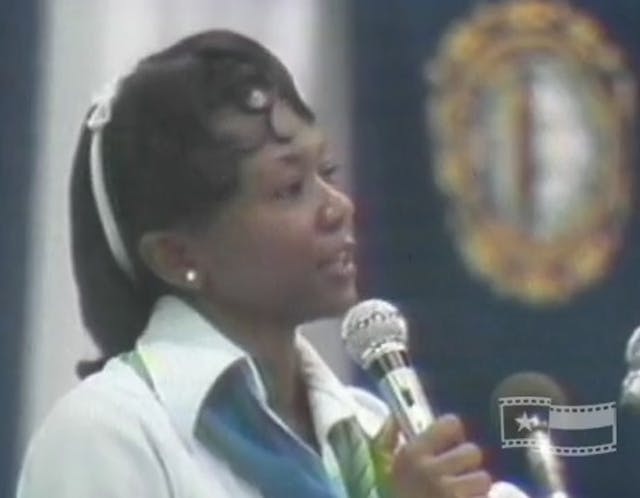 Mildred Jefferson, 1977 Mildred Jefferson at 1977 women's conference