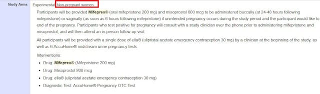 Abortion drug study for non pregnant women Daniel Grossman Image: Abortion drug study for non pregnant women Daniel Grossman