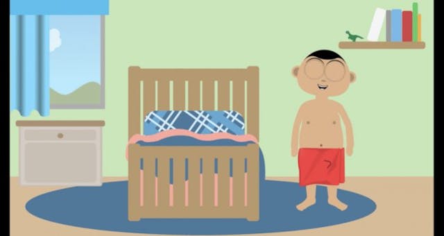 Screenshot, AMAZE Jr. video for ages 4-9