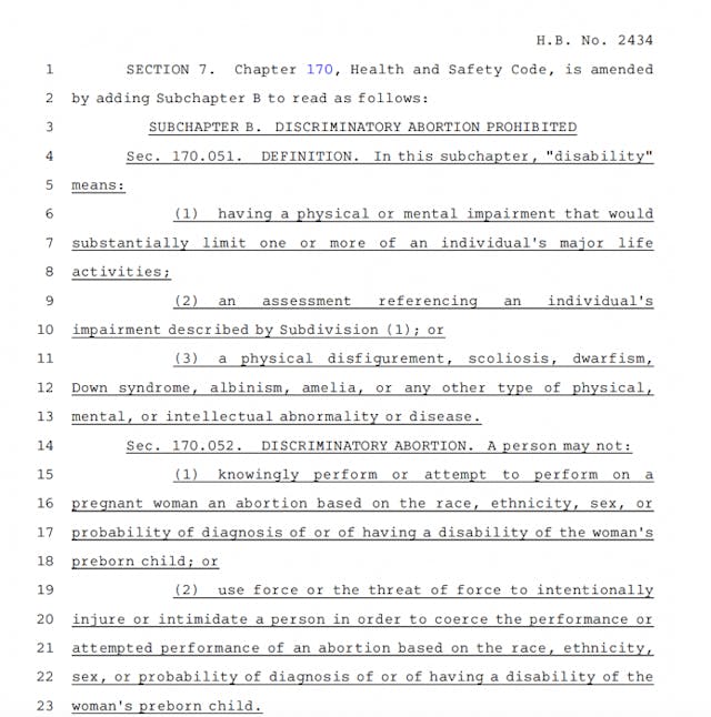 Texas lawmakers seek to do opposite of NY, end late-term abortions image