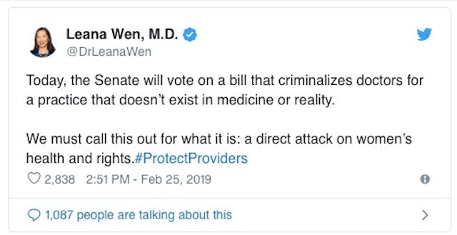 PP prez no such thing as Born Alive after abortion (Image: Twitter) Image: PP prez no such thing as Born Alive after abortion (Image: Twitter)