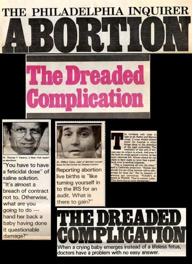 The Dreaded Complication Babies have accidentally survived abortions for decades. Here’s proof. image