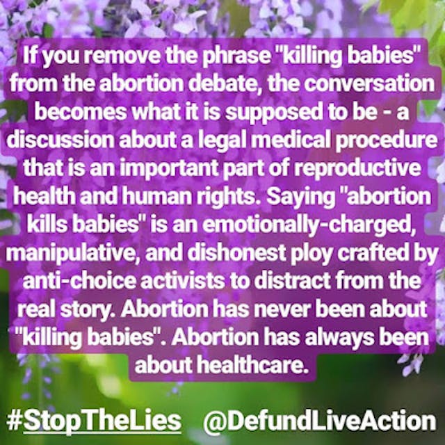 Denial: Abortion supporters don’t want to hear that ‘abortion kills babies’ image