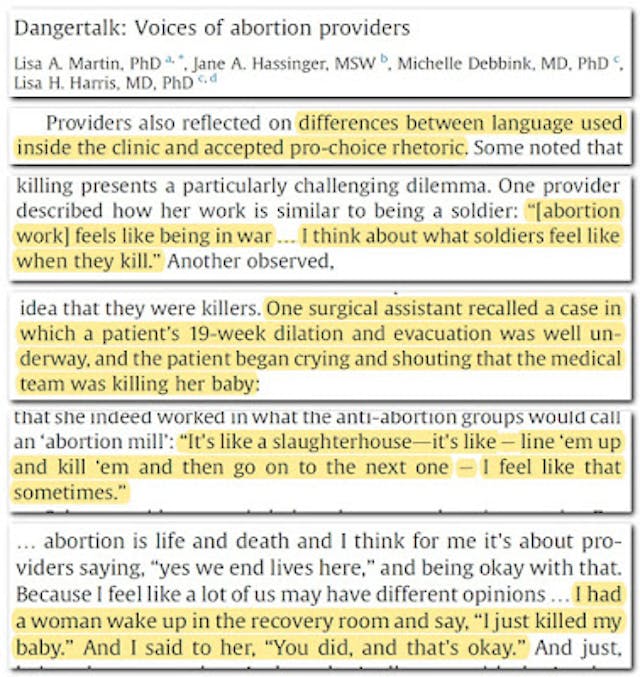 Denial: Abortion supporters don’t want to hear that ‘abortion kills babies’ image