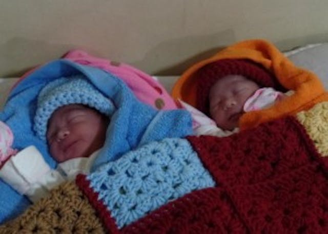 Twin babies born with the help of Haven of Hope.