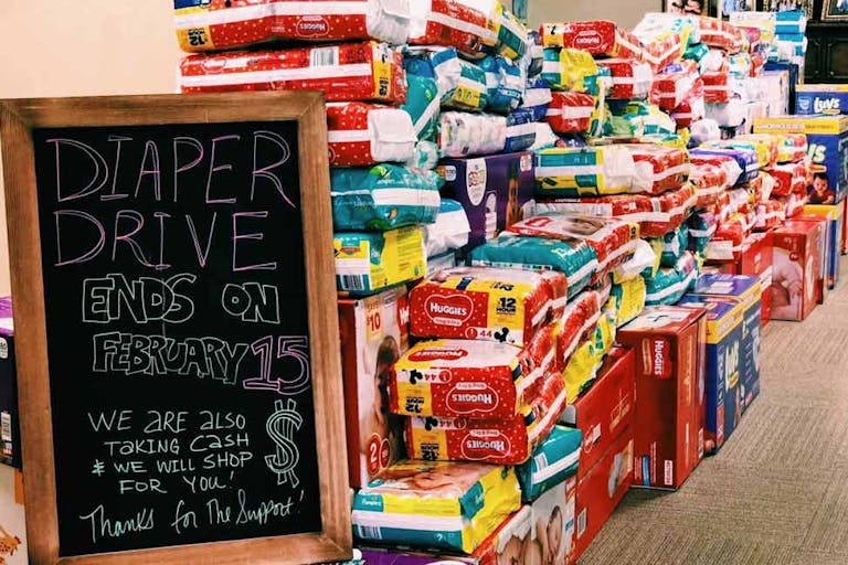 diaper drive, abortion law