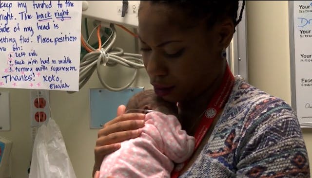 E’Layah and her mom. E'Layah and her mom.