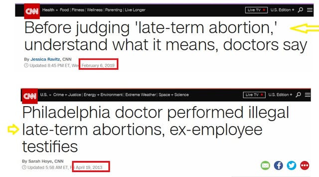 CNN uses “late-term abortion” in 2013 Image: CNN uses Late-Term abortion in 2013