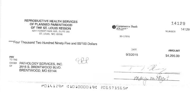 Planned Parenthoof Paid Pathology