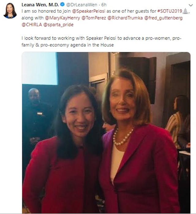Planned Parenthood prez and Nancy Pelosi (Image Twitter) Image: Planned Parenthood prez and Nancy Pelosi (Image Twitter)
