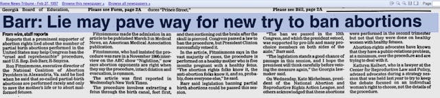 Ron Fitzsimmons lied over partial birth abortions Image: Ron Fitzsimmons lied over partial birth abortions