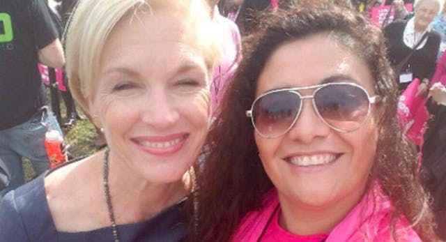 Mayra Rodriguez and former Planned Parenthood president Cecile Richards (Photo: And Then There Were None) Planned Parenthood