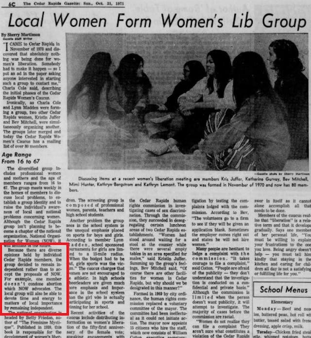 Women oppose abortion Cedar Rapids Gazette Women oppose abortion