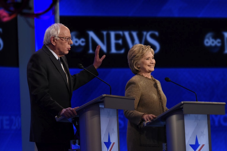 Bernie Sanders Hillary Clinton Democrats President 2016
