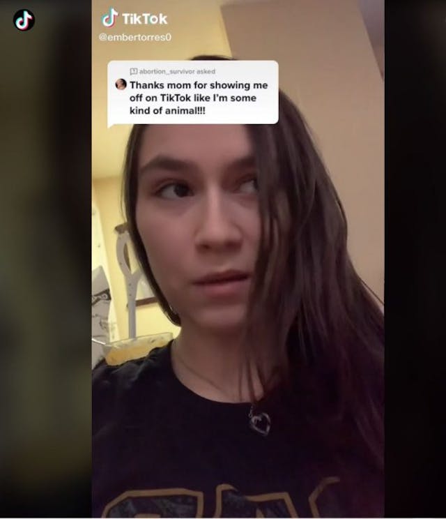 TikTok users tell mom of special needs child to ‘put it out of its misery’ image