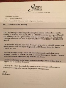 Blake is first Downs business owner in Sanger, Texas