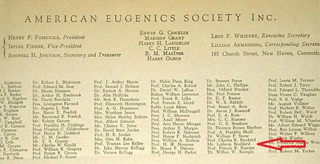 Image: American Eugenics Society document Planned Parenthood