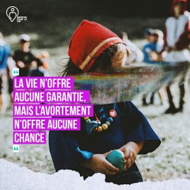 Life offers no guarantee, but abortion gives no chance. Life offers no guarantee, but abortion gives no chance.
