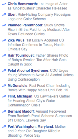 Image via screenshot of Facebook Thursday morning.