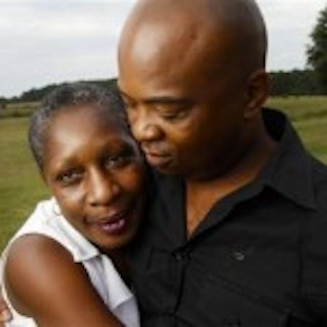 Elaine Riddick embraces her son (Image credit: Maafa21 blog) Planned Parenthood, eugenics