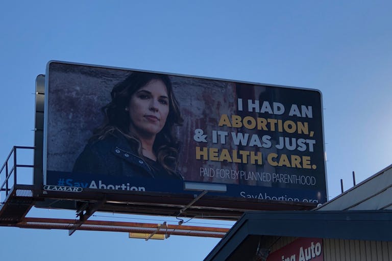 planned parenthood iowa billboard