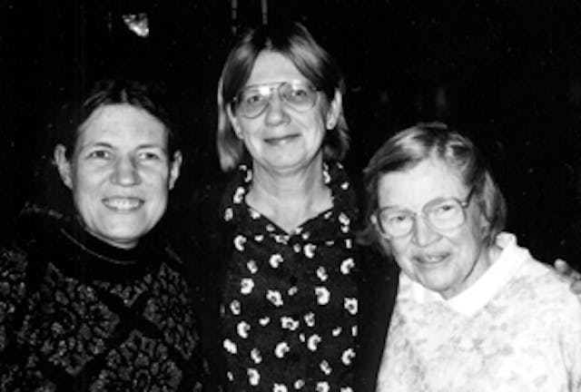 L to R: Pat Goltz (FFL Co-founder), Rosemary Oelrich Bottcher (former FFL Board President), and Cathy Callaghan (FFL Co-founder) (Image: FFL) Feminist leader ousted from women’s movement for defending right to life image