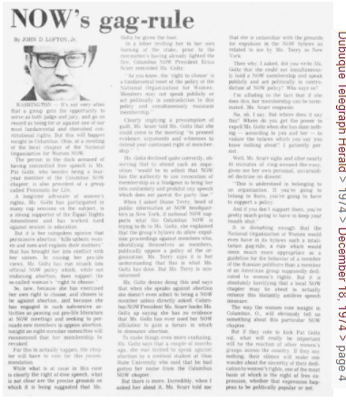 Feminist leader ousted from women’s movement for defending right to life image