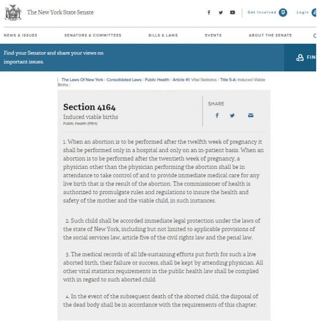 NY public health law nixed by Reproductive Health Act New York