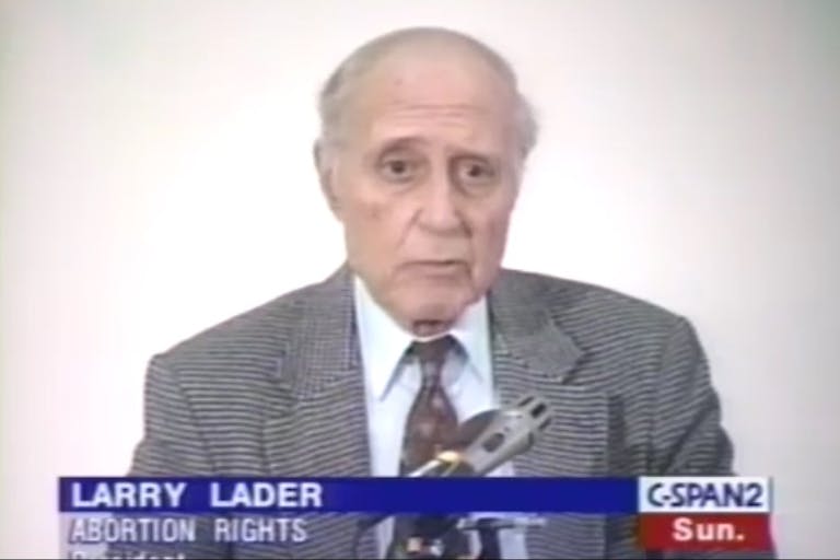 Larry Lader, abortion
