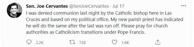 New Mexico senator denied Communion by bishop for promoting abortion image