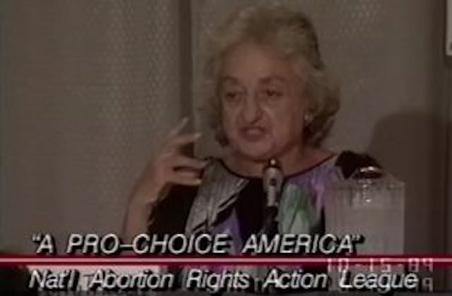 Betty Friedan speaks to NARAL history of NOW Feminist icon: The way we sold abortion to public caused ‘lack of reverence for life’ image