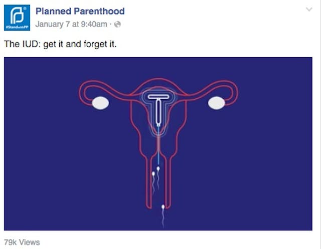 Planned Parenthood, IUD, birth control, irresponsible