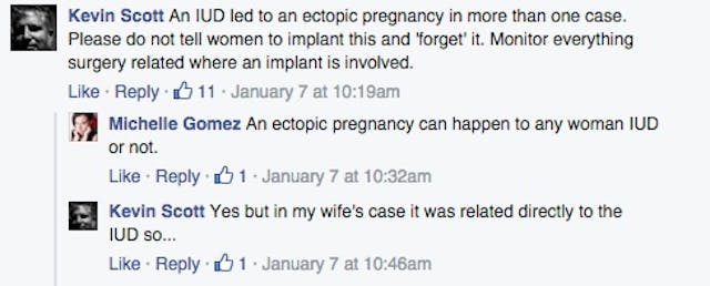 IUD, ectopic pregnancy, Planned Parenthood, forget it