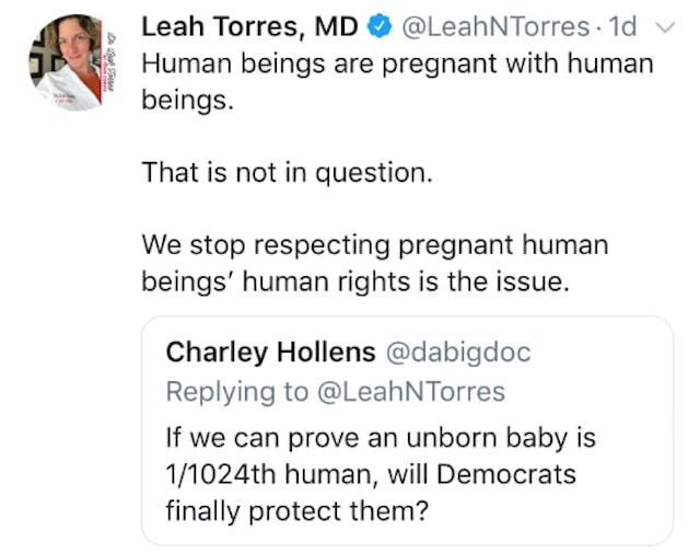 Abortionist: ‘Human beings are pregnant with human beings,’ but so what? image