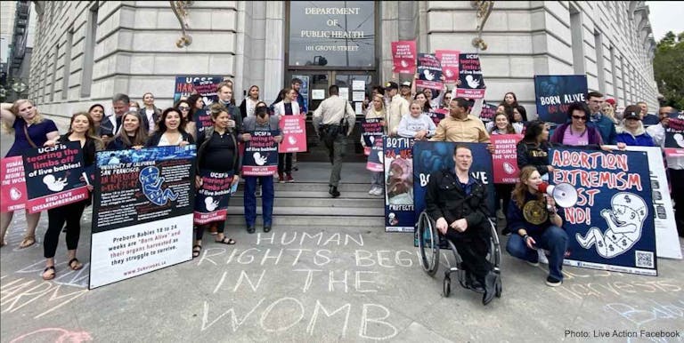 pro-life groups protest ucsf