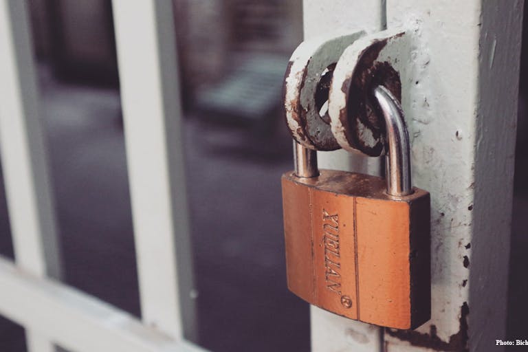 abortion facility closed, lock