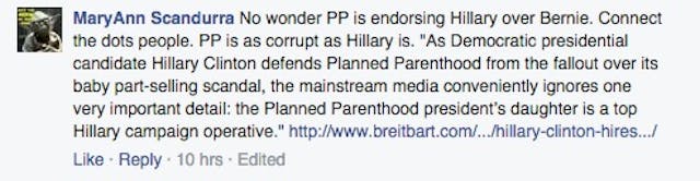 Planned Parenthood, PP, Clinton, corrupt