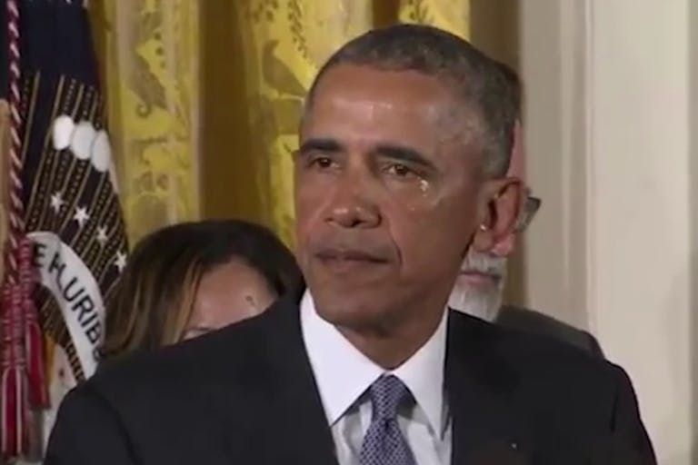 President Obama, cry, gun control, violence, abortion, children, dead