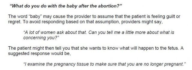 ABortion Training fetus baby 2