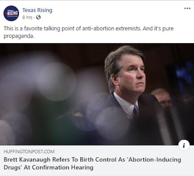 Image: HuffPo on Kavanaugh
